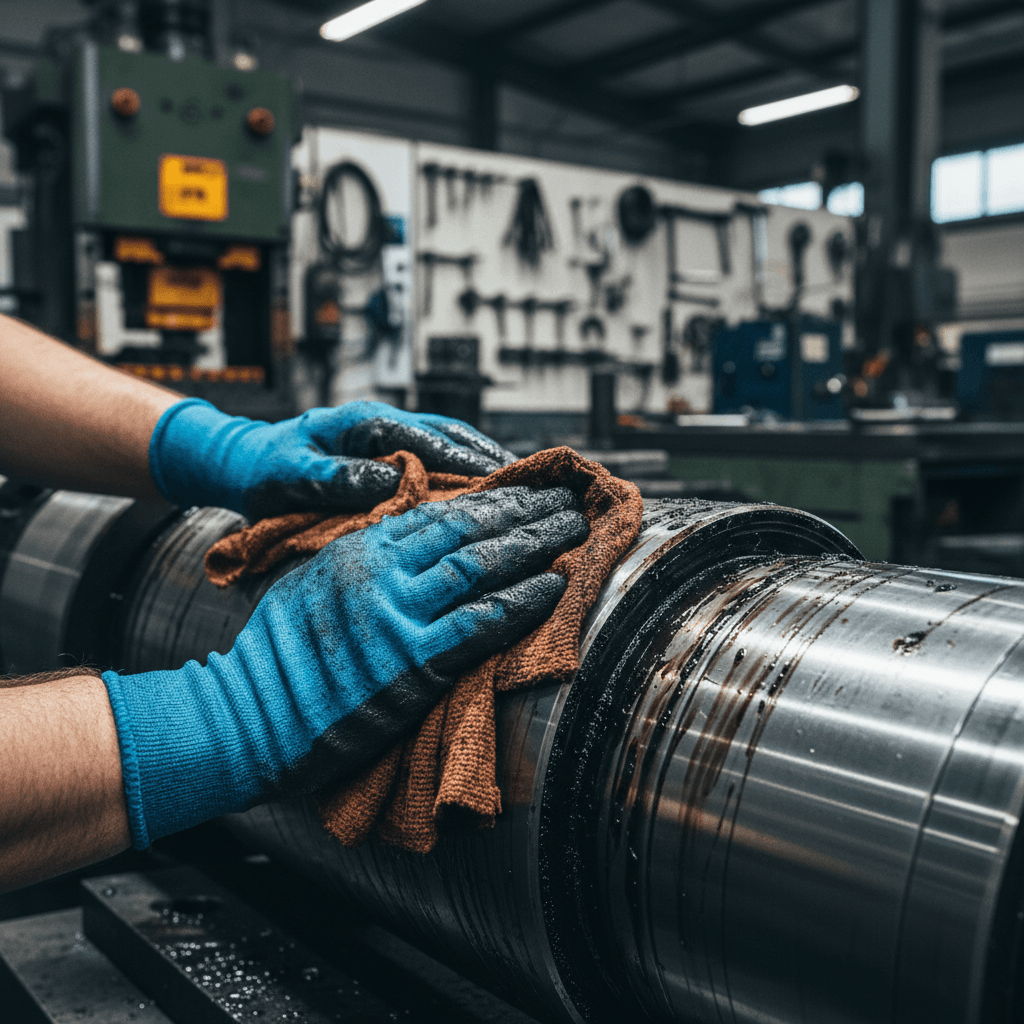 Warehouse degreasing and industrial surface cleaning