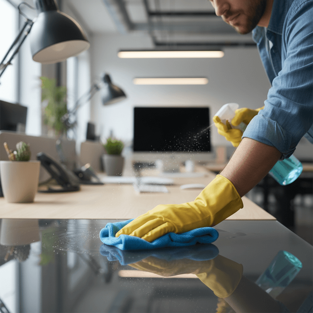 Daily office cleaning service