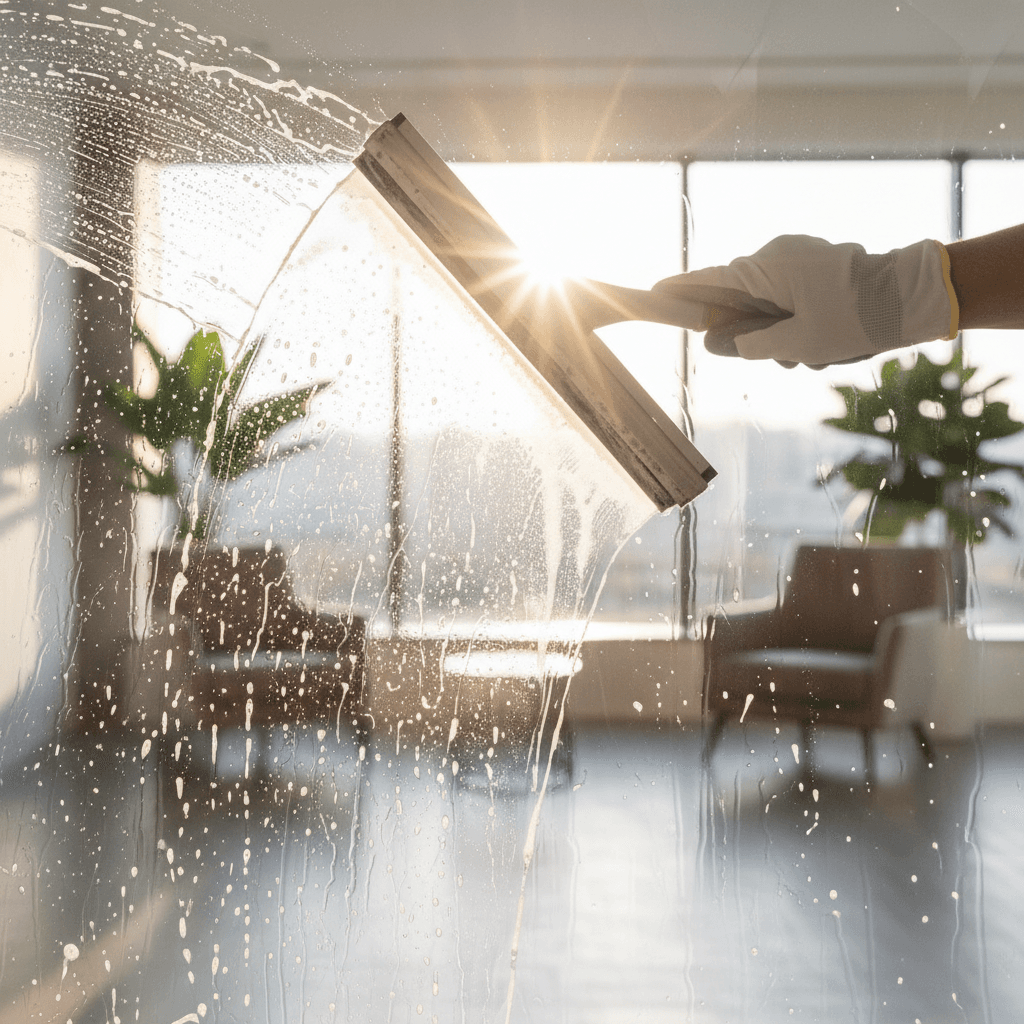 Monthly specialty cleaning with window washing