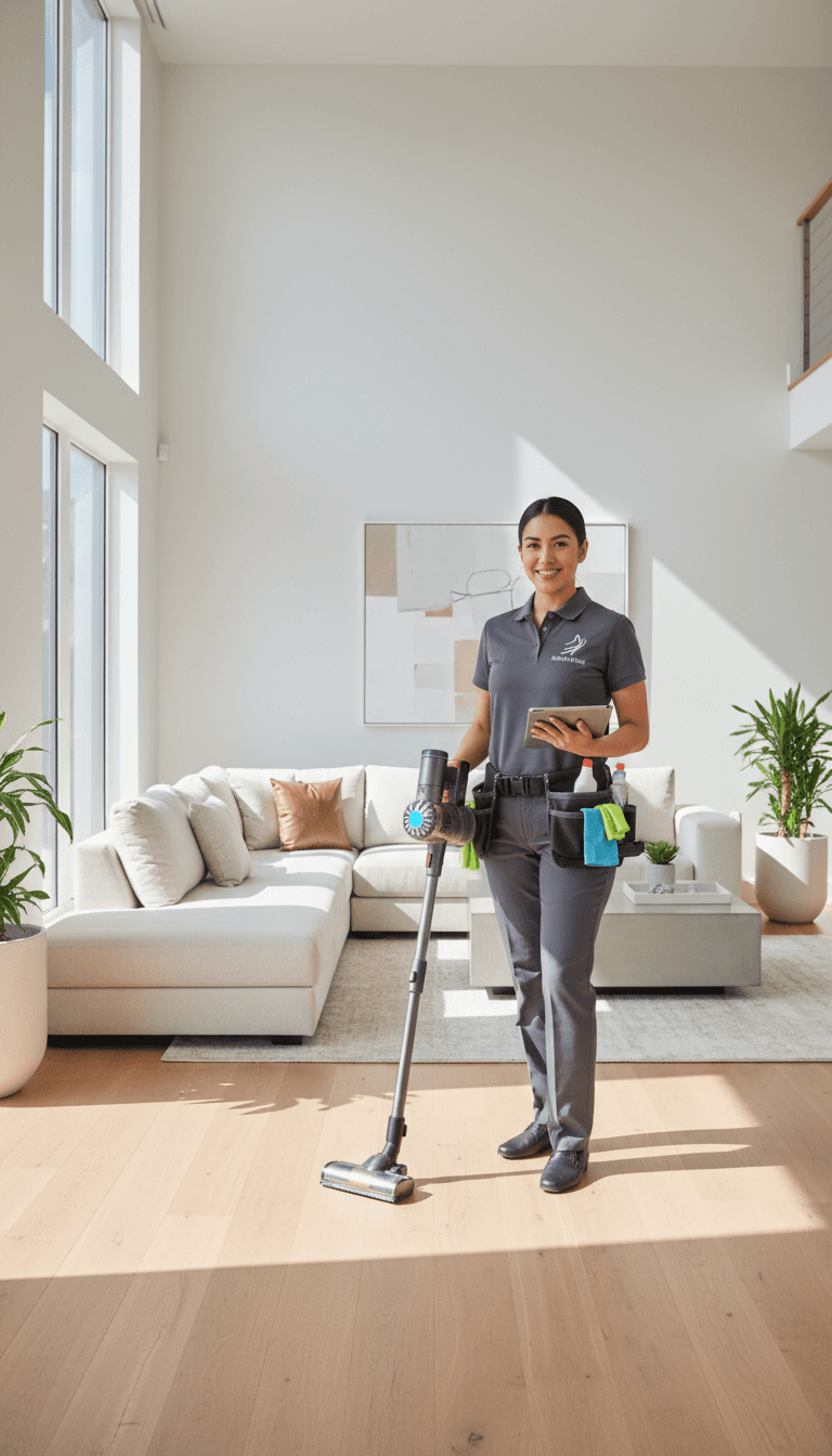 Consistent A&D Cleaning Services team member familiar with residential client needs